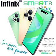 infinix Smart-8 Smartphone 5000mAh Larger 90Hz Screen Battery Magic Ring 5G Murah Cellphone