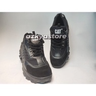 HITAM Caterpillar SHOES BLACK CATERPILLAR SHOES BOOTS SAFETY SHOES WORK SHOES PROJECT SHOES