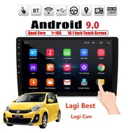 Perodua Myvi (2RAM 32GB 8613)2011-2014 Android player 10.1'' 2.5D IPS FHD screen Android 10 4-cores wifi mp5 with casing