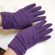 日系保暖防寒蝴蝶結羊毛手套(2色) 手襪 保暖 gloves