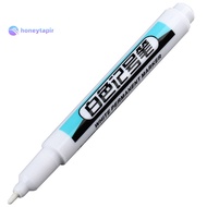 honeytapir 0.7/1.0/2.5mm Waterproof White Marker Pen  Paint Tread Pens Car Tire Paing Nice