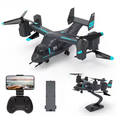 Remote Control Helicopter Brushless Motor RC Drone Fighter Uav Land Air Mode Electronic Rc Aircraft
