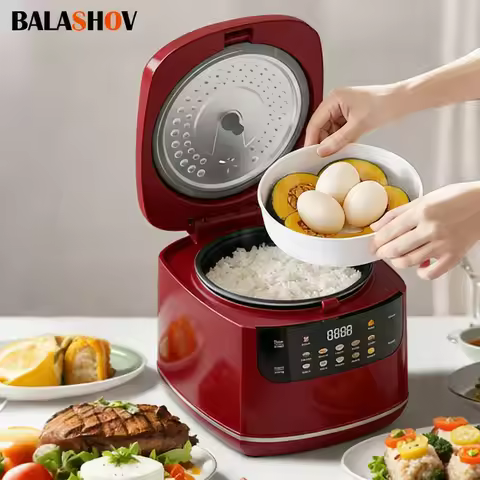 2L Automatic Electric Rice Cooker Smart Multifunction Rice Cooking Machine Non-stick Liner for Food 