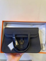Hermes Halzan 25 黑金 銅鑼灣現貨💖