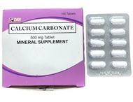 3 BOXES OF CALCIUM CARBONATE DM 500mg 100s Tablets