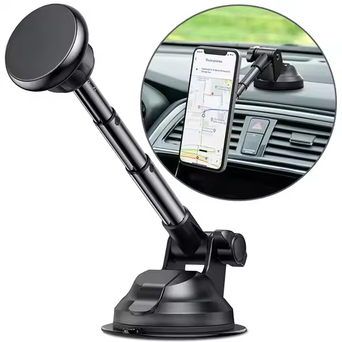 Magnetic Car Phone Mount Universal Suction Cup Car Phone Holder Magnet Mobile Phone Support Stand fo