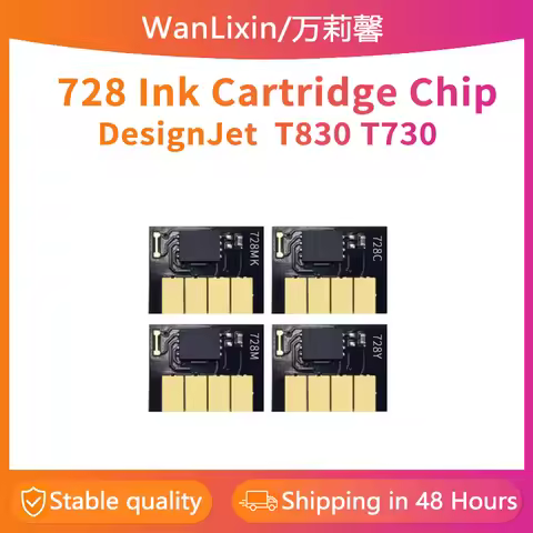 300ml for HP728XL ink Cartridge Chip Compatible For HP 728 DesignJet 730 830 T830 T730 Chip F9J68A F