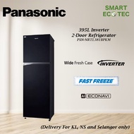 Panasonic Refrigerator (395L) Inverter Energy Saving 2 Door Top Freezer Fridge - NR-TL381BPKM