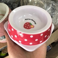 Round FIP BOWL WITH SQUARE BASE SIZE 300ml FOR DOGS AND CATS