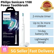 Philips Sonicare 1100 Power Toothbrush, Rechargeable Electric Toothbrush, White Grey HX3641/02