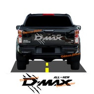 All new d-max stickers scratches all new isuzu d-max rear crankcase cutting stickers isuzu dmax isuz