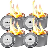 Portable Campfire, Compact and Convenient Fire Pit 3-5 Hours of Burn Time No Embers No Wood for Camp