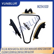 Engine Part Timing Chain Guide Kit Fit 2.0 L M254 GAS For 2023-2025 MERCEDES-BENZ E260 E300 CLE260 C