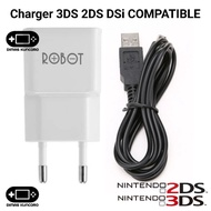 Charger 3ds 2ds DSi COMPATIBLE adapter nintendo ndsi adapter charging old new 2ds 3ds xl ll