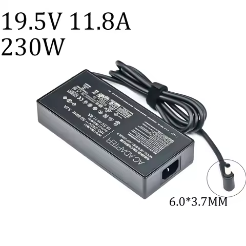 Laptop Adapter 19.5V 11.8A 230W 6.0*3.7mm ADP-230GB B AC Power Charger For ASUS ROG Strix G531GV-DB7