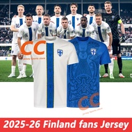 Finland Soccer Football Jersey Sports T shirt Men's Jerseys 2025-26 Top Quality S-4XL Fans Version
