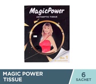 TISU BASAH POWER TISU MAHAL MAGIC POWER ISI 6 SACHET ORIGINAL