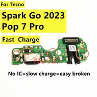 Charging Board For Tecno Spark Go 2023 / Pop 7 Pro / BF7 / BF7N / BF7H  USB Fast Charge With IC Conn