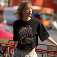 Tohns Sawasdee Thailand Embroidered Cropped T-Shirt ปักลวดลายสุดคิวท์ สไตล์ไทย ๆ ผสมความโมเดิร์น คำว