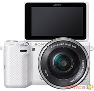 Sony APSC mirrorless 反 mon 機: NEX-5T (白色) + 銀色 kit lens, shutter count ~3000