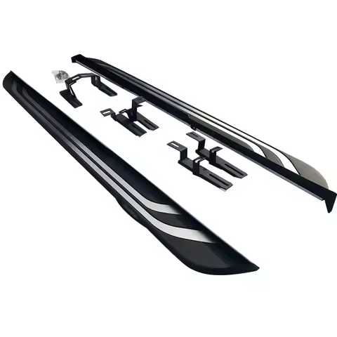 High Quality Pair Aluminum Off Road Side Steps Nerf Bar Foot Pedals Exterior Accessories