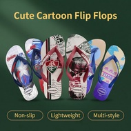 Havaianas Original Unisex Flip Flops Non-slip Rubber Slippers Cartoon Marvel Football Beach Home Str