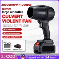 9980VF Cordless Blower Angin Turbo Fan Lithium Battery Portable Electric Leaf Blower Air Blower Blow
