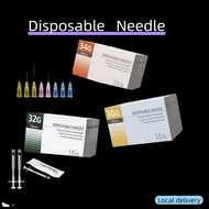 COD 10/100pcs 30G 32G 34G disposable beauty needle used 1ml syringe Local delivery