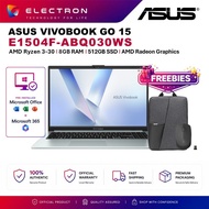 Asus VivoBook Go 15 E1504F-ABQ030WS/ E1504F-ABQ031WS/ E1504F-ABQ032WS 15.6'' FHD Laptop ( R3 30 ,8GB