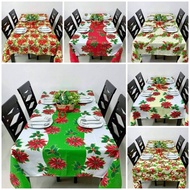 Christmas Table Cloth Cover 4/6/8 Seaters fabric printed cloth