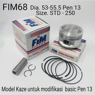 Piston kit Kaze Kaze r Oversize 50 53.5mm Set FAM Piston/ Kaze 53.5 Sparepart