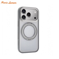 Manis Lemon ขาตั้งกันกระแทกแบบด้าน 360 องศา Magnetic Case for iPhone 17 16 15 14 Pro Max ซองใส่โทรศั