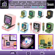 Divoom DITOO Pro / DITOO Mic — (Retro Pixel Art Bluetooth Mini Karaoke Machine Speaker / Speaker &amp; Mic - 5 Colors)