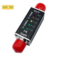 SWR Meter SWR&Power Meter 3-30MHz Frequency Range 100W for Various Shortwave Radio Equipment