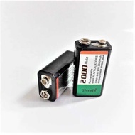 Large-capacity 2000mAh 9V rechargeable battery 9 volt Ni-MH battery 9V battery 1