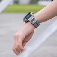Apple Watch Linus 防水矽膠雙色錶帶-灰