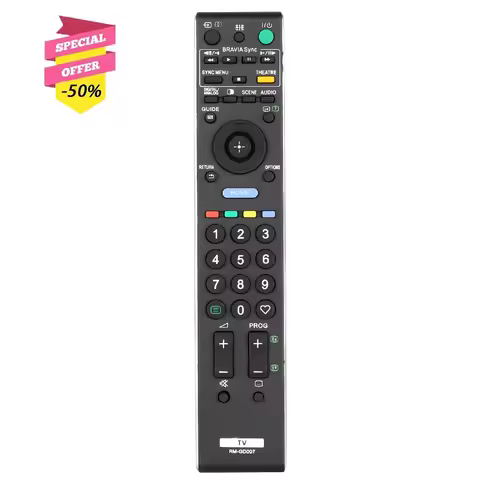 RM-GD007 Remote Control For Sony TV KDL-20S4000 KDL-26S4000 KDL-32V4000 KDL-32W5500 KDL-37S4000 KDL-