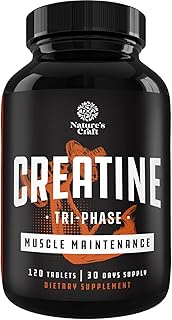 Mass Gainer Creatine Monohydrate Tablets - Natural Creatine Monohydrate Supplement Muscle Builder Pr