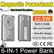 💥【CCC Certified Power Bank】(SG )💥2026 Remax 22.5W Wireless Charging 20000mAh slim Magnetic Power Ban