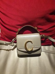 Chloe mini c bag 大象灰