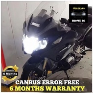 Bmw R1200RT - 1X Low Beam + 2X High Beam 💡6500k White LED Headlight Bulb⭐Error Free - 9005 H1 H7 H8 
