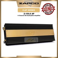 ZAPCO | Car Audio 6 Ch Class AB Audiophile Amplifier | Z-AP Series | Z-150.6 AP