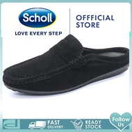Scholl New Style Half Loafers for Men Formal Shoes Outdoors Comfortable Half Slip Shoes for Men Bare