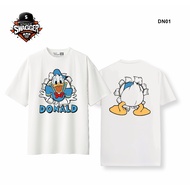 Street Swagger Brand Collection of Donald Duck white t-shirts, Disney cartoon t-shirts DN01 DN01