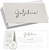 25 Blank Vouchers to Fill Yourself Nail Studio Hairdresser Cosmetic Massage Wellness Foot Care Blank