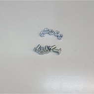 Bolt & Nut 1/4” x 1/2" (100sets/packet) TRUNKING USE BOLT AND NUT SCREW GI TRUNKING METAL