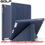 for Apple ipad 2 3 4 Case, GOLP Cover for New ipad 2, flip case for ipad 4, Smart cover for ipad 3,