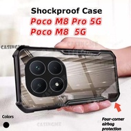Poco M8 Pro 5G Poco X8 2026 Transprent AirBag Phone Case For Poco M8s  Poco M8 Pro M8Pro PocoM8Pro 4