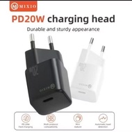 MIXIO MC-01 USB-C 20W fast charging CHARGER ADAPTOR for iphone & android travel adapter