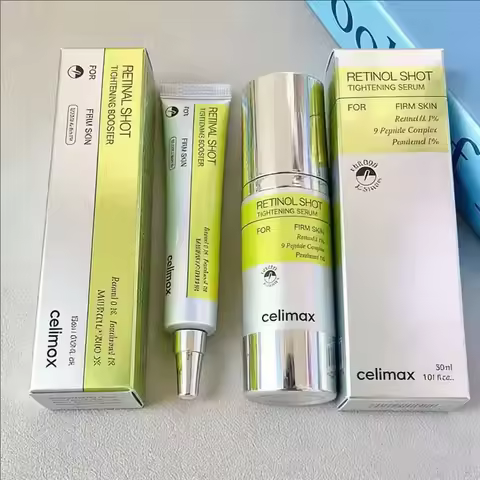 Original Celimax Skincare Set Firming Enhancer Hydrating Shot Tightening Booster Face Cream Eye Seru